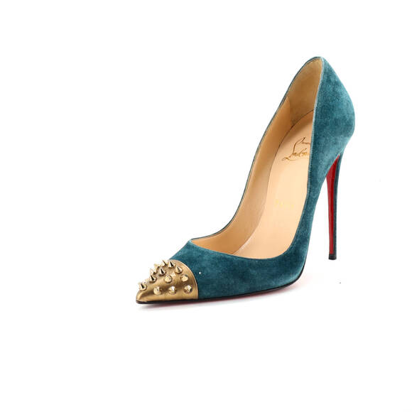 Christian Louboutin 100 Women's Geo Pumps Suede
